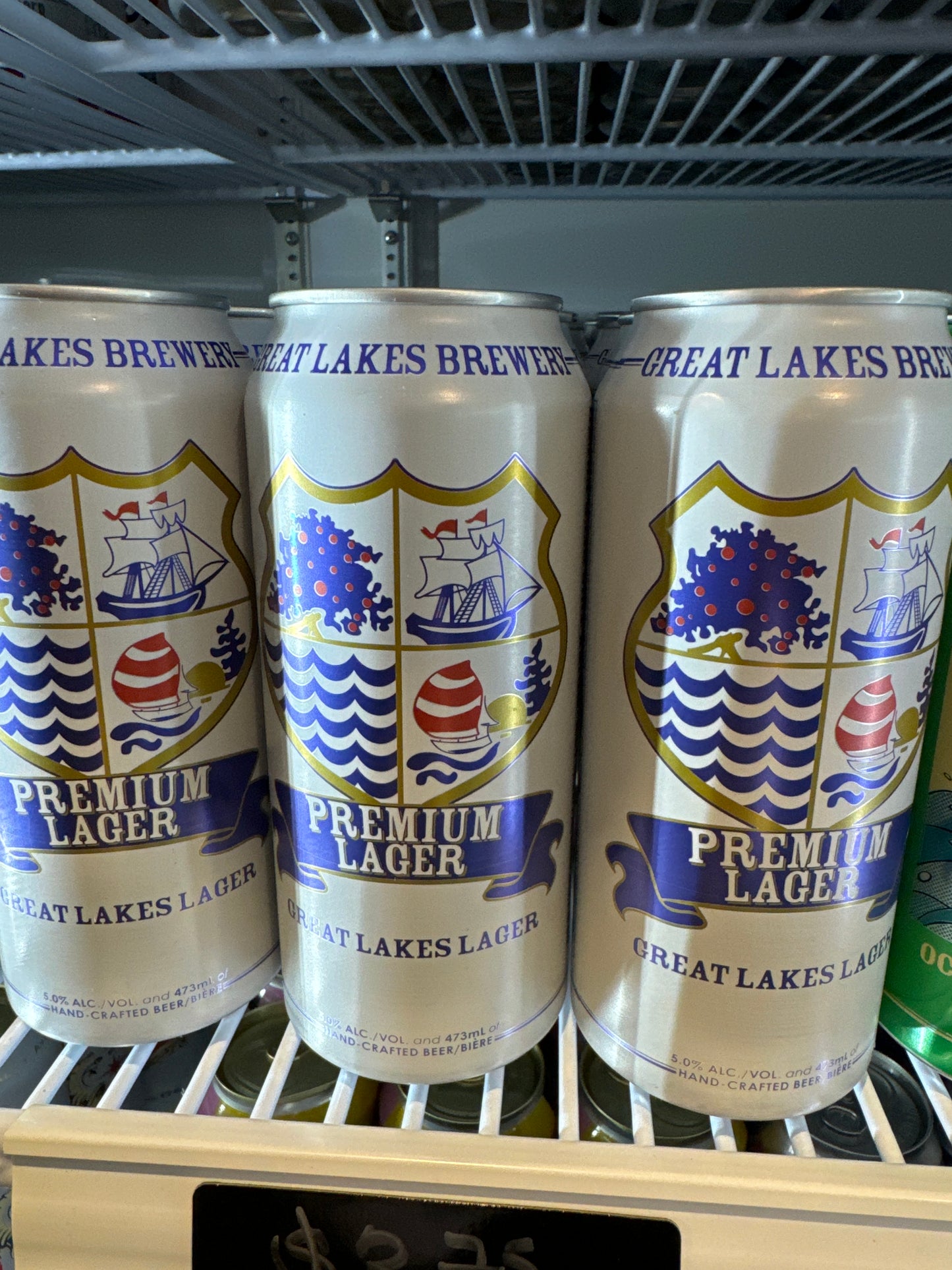 Great Lakes Brewery Premium Lager Beer 473ml