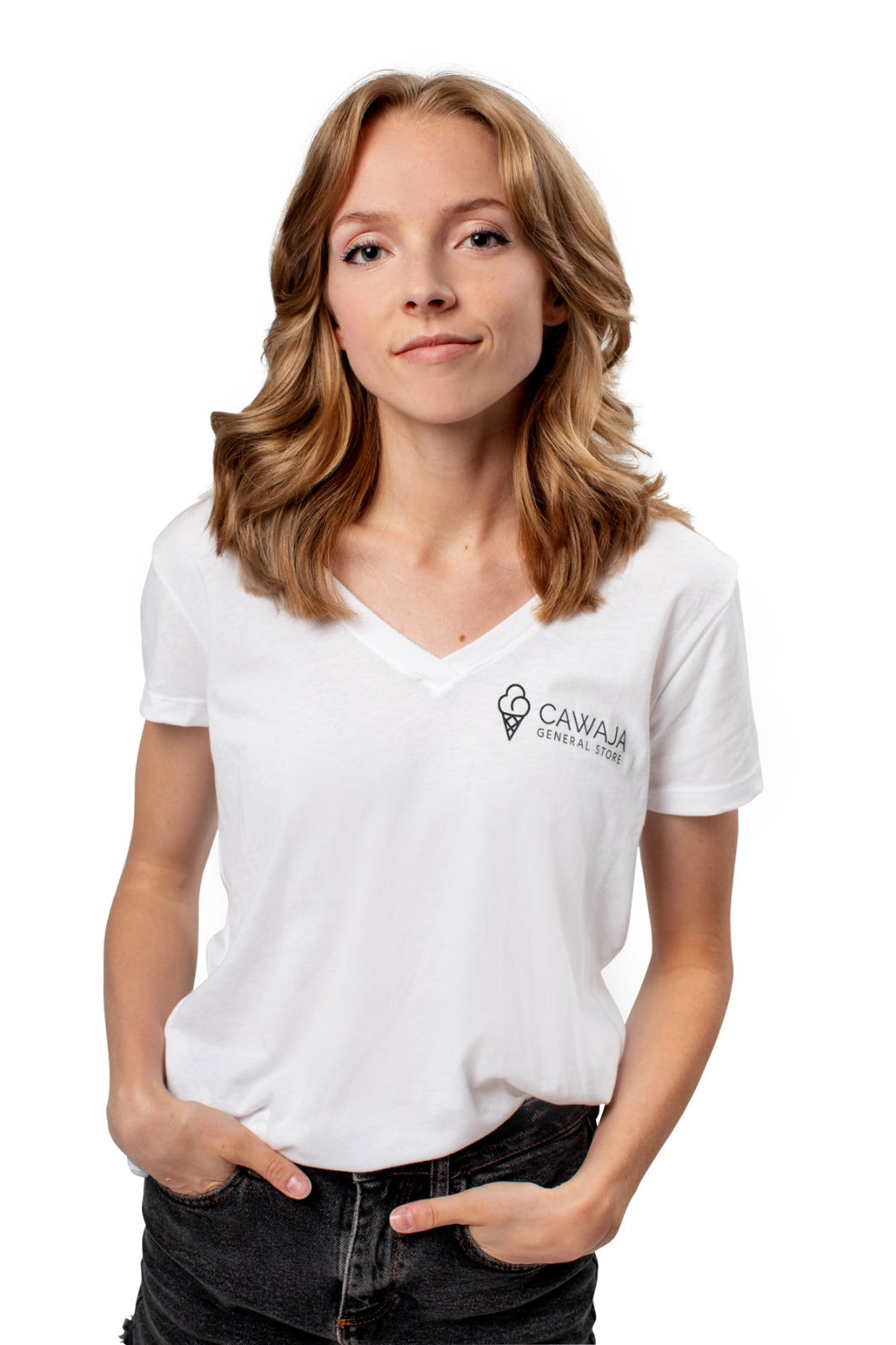 2022 Apparel- Women's V-Neck Shirt