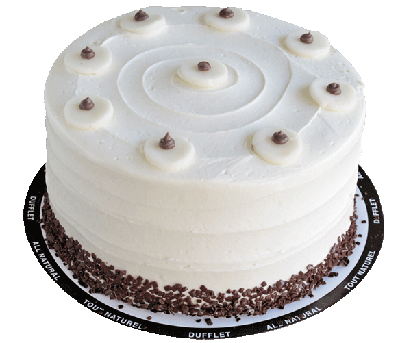 6" - Black + White Layer Cake