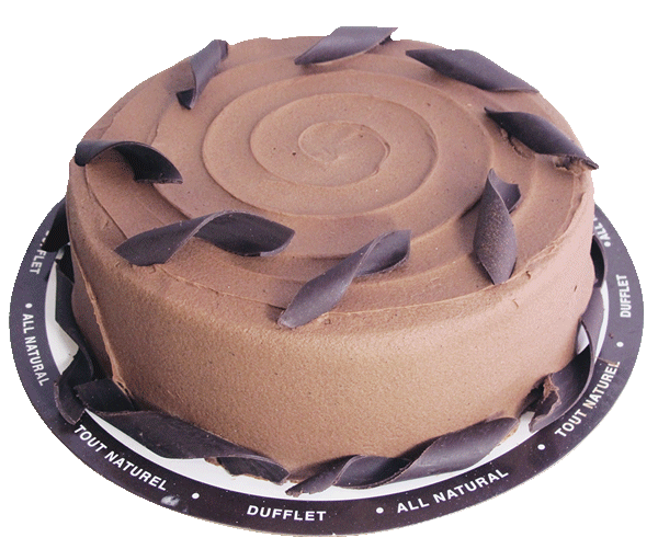 6" Double Decker Chocolate Fudge
