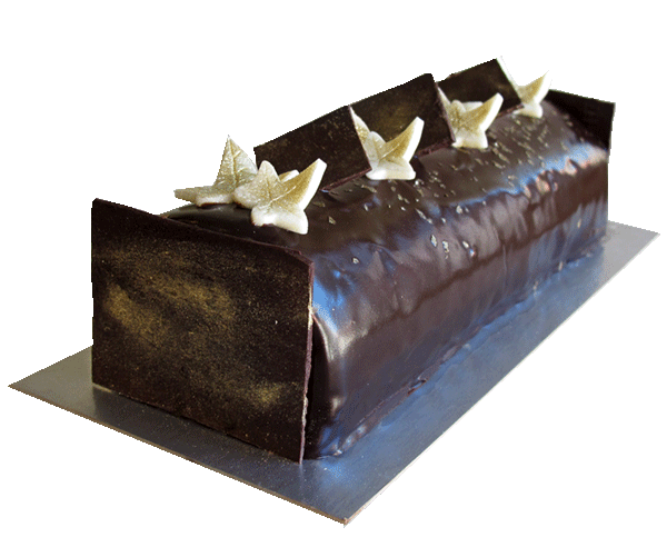Bûche de Noël: Caramel Chocolate