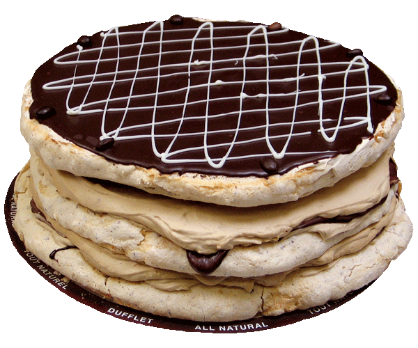6" Cappuccino Dacquoise