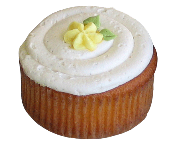 3" Double Vanilla Cupcake