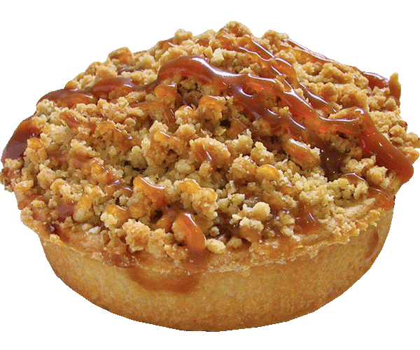 Apple Caramel Crumble Euro Tart