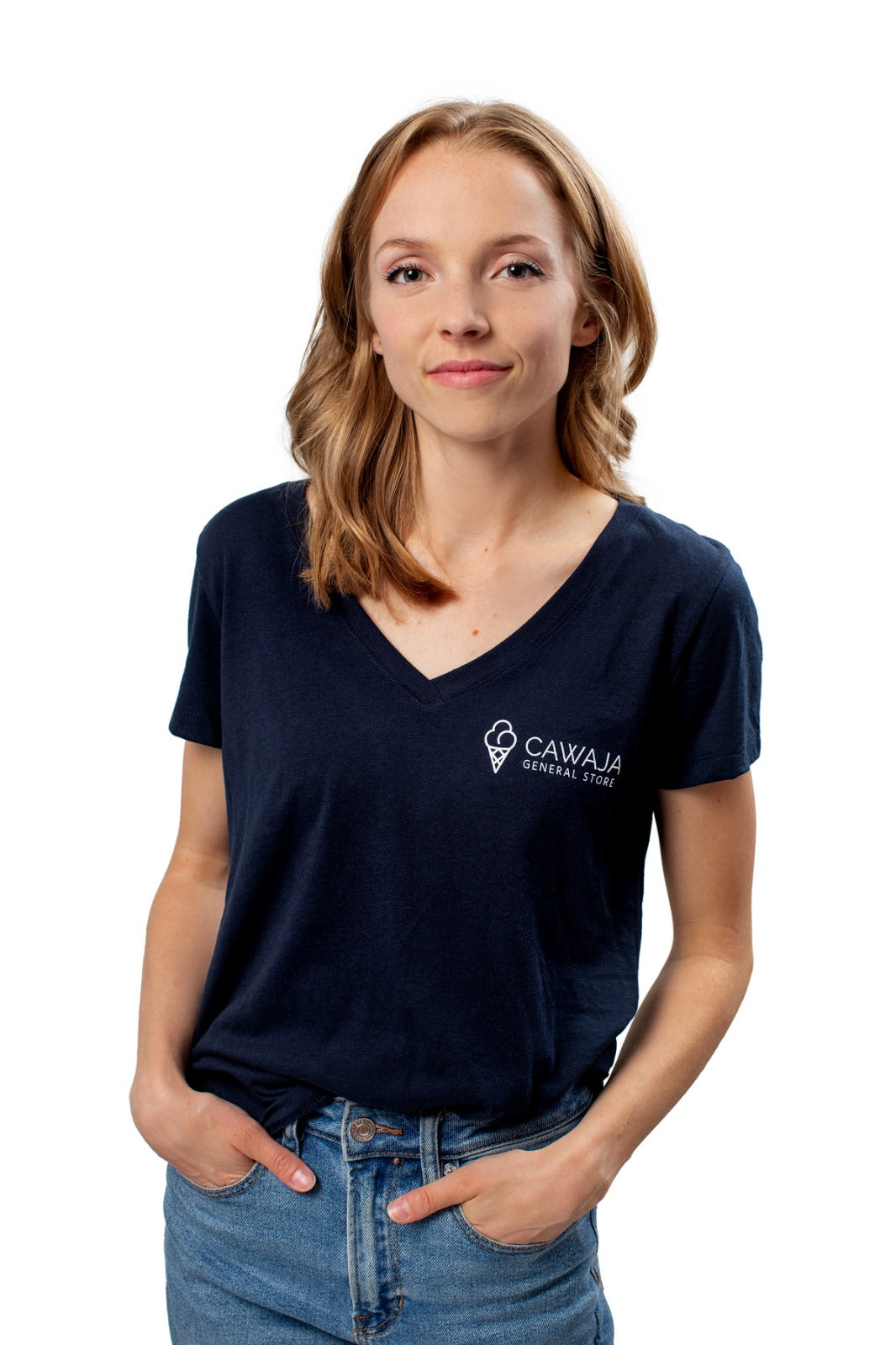 2022 Apparel- Women's V-Neck Shirt