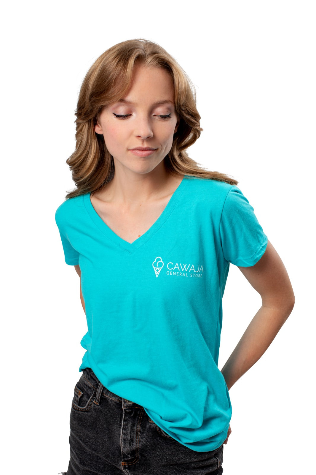 2022 Apparel- Women's V-Neck Shirt