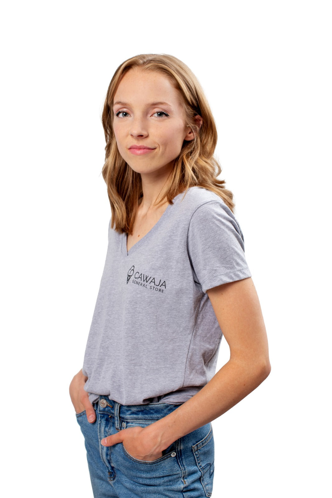 2022 Apparel- Women's V-Neck Shirt