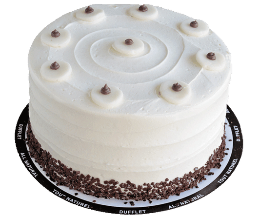 6" - Black + White Layer Cake